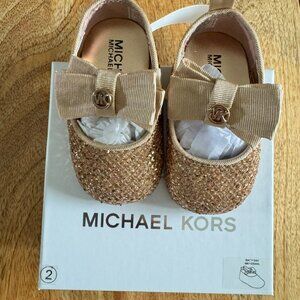 Michael Kors 3-6m Baby Girl Glitter Shoes